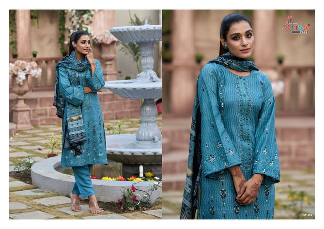 Riwayat Vol 1 By Shree Fab Ry-01 To Ry-06 Series Pakistani Suits Catalog 